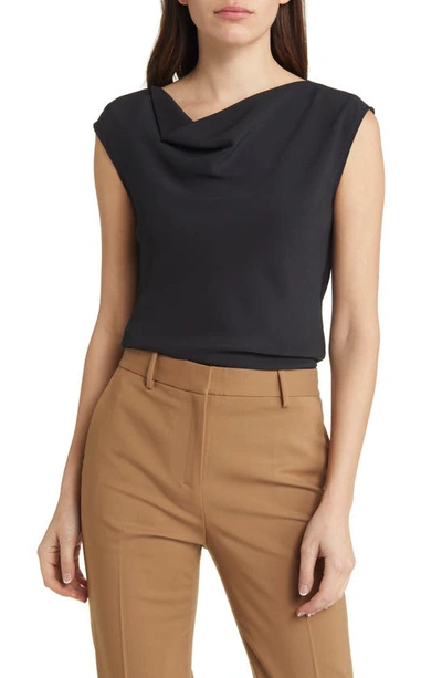 M.m.lafleur The Nora Top - Eco Soft Wave In Black