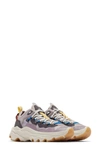 Sorel Kinetic Breakthru Lace Up Flaform Sneakers In Vapor Chalk-multi In Vapor/ Chalk