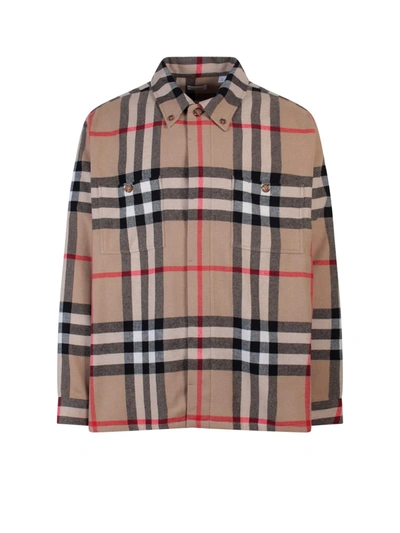 Burberry Shirt In Archive Beige