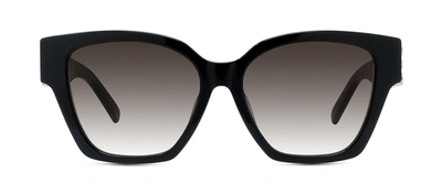 Givenchy Black 4g Sunglasses In Grey