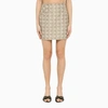 Marine Serre Moon Diamant Jacquard Miniskirt In Multi