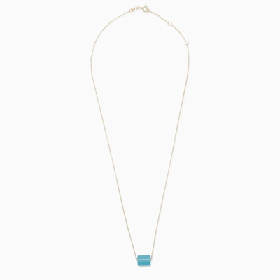 ALIITA ALIITA LIGHT BLUE PENDANT NECKLACE