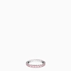 Swarovski Metal Matrix Ring Embellished With Crystals In Pink