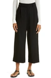 Proenza Schouler White Label Drapey Suiting Wide-leg Tailored Trousers In Black