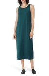 EILEEN FISHER SLEEVELESS JERSEY DRESS