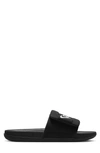 Nike Offcourt Adjust Slider In Black In Black/white/black