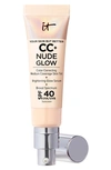 It Cosmetics Cc+ Nude Glow Lightweight Foundation + Glow Serum With Spf 40 And Niacinamide Fair Light 1.1 oz / 32 In Fair Light