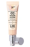 IT COSMETICS CC+ NUDE GLOW LIGHTWEIGHT FOUNDATION + GLOW SERUM SPF 40