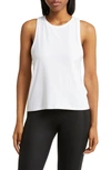 Shop Beyond Yoga Featherweight Rebalance Tank In Cloud White