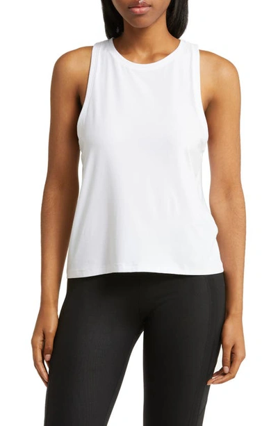 Beyond Yoga Featherweight Rebalance Tank Top In Cloud White