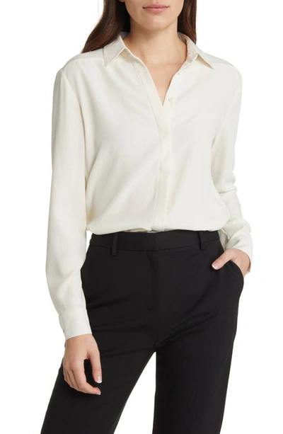 M.m.lafleur The Lagarde Shirt - Soft Wave In Alabaster