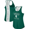 Colosseum Green Michigan State Spartans 10 Days Racerback Scoop Neck Tank Top In Green