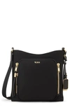 Tumi Voyageur Tyler Crossbody In Black/gold