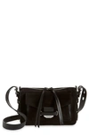 Rag & Bone Women's Small Field Messenger 2.0 Bag In Black Suede