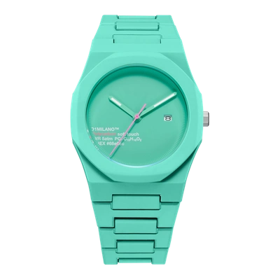 D1 Milano Watch Polycarbon 40.5mm In Blue/green