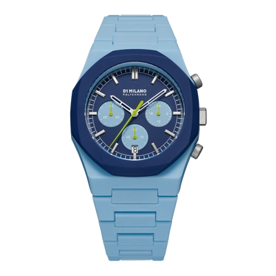 D1 Milano Watch Polychrono 40.5mm In Blue