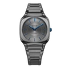 D1 Milano Watch Square Bracelet 37mm In Blue/gun Metal