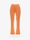 Off-white Nylon Stretch Leggings In Orange