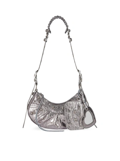 Balenciaga Le Cagole Xs Metallic Shoulder Bag