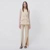 Simkhai Chase Front Slit Pant In Dried Pineapple