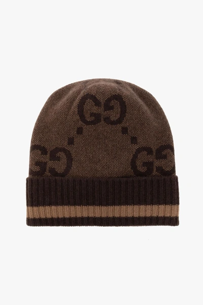 Gucci Logo Knit Beanie Hat In Default Title