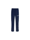 Palm Angels Woman Navy Blue Slim Classic Track Pant In Navy Blue