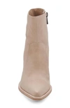 Dolce Vita Volli Pointed Toe Bootie In Dune Nubuck