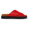 Camper Brutus Slide Sandal In White