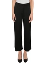 Eileen Fisher Black Cropped Wide-leg Cupro Trousers In Black