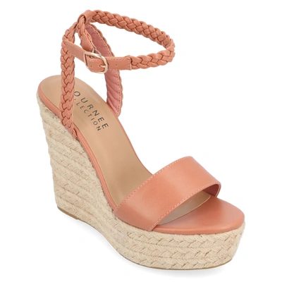 Journee Collection Tru Comfort Foam Andiah Sandal In Orange