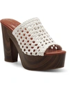 Jessica Simpson Shelbie Platform Slide Sandal In White