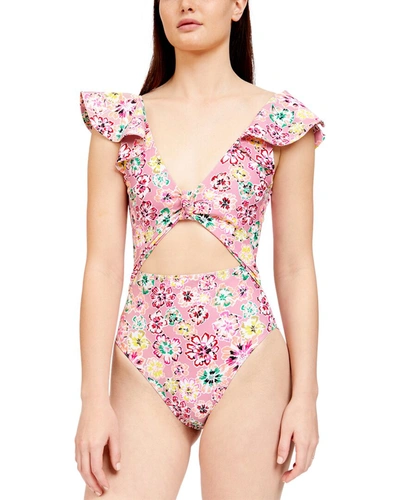 Tanya Taylor Coraline One-piece In Pink