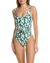 Tanya Taylor Daphne One-piece In Green