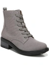 Lifestride Kunis Womens Canvas Comfort Insole Ankle Boots In Multi