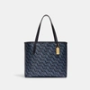 COACH OUTLET CITY TOTE WITH SIGNATURE MONOGRAM PRINT