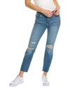 DL1961 MARA LIGHT DISTRESSED ANKLE STRAIGHT JEAN