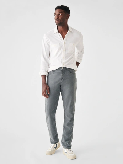 Faherty Stretch Terry 5-pocket Pants (34" Inseam) In Slate
