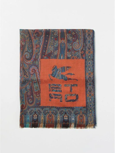 Etro Dehly Scarf In Can/white