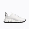 Pierre Hardy White Leather Street Life Sneakers In White Black