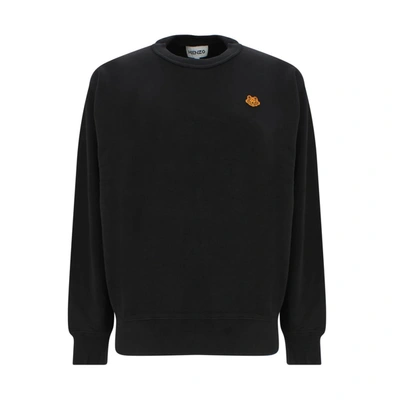 Kenzo Tiger Crest Sweatshirt In Black
