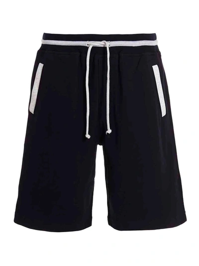 Brunello Cucinelli Drawstring Bermuda Shorts In Blue