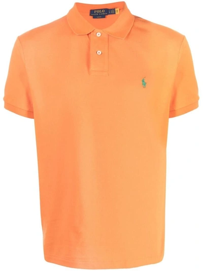 Polo Ralph Lauren Short-sleeve Polo Shirt In Orange