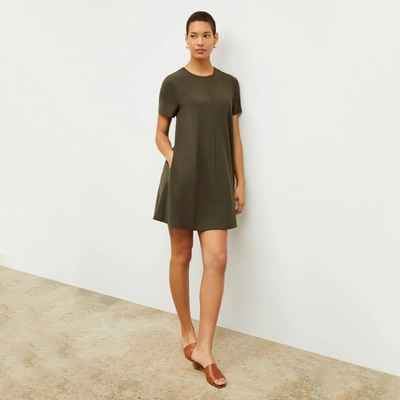 M.m.lafleur The Corrie Dress - Origamitech In Olive