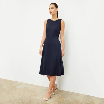 M.m.lafleur The Estela Dress - Everyday Twill In Night