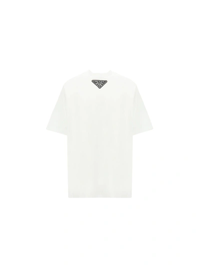 Prada Oversized Cotton T-shirt In White