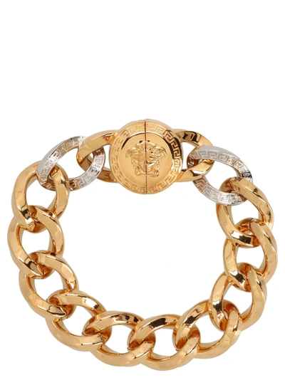 Versace Medusa Chain Bracelet In Gold