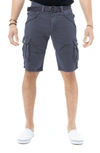 X-ray Belted Bermuda Cargo Shorts In Steel