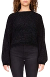 Sanctuary Under The Stars Chenille Sweater In Black