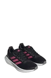 Adidas Originals Runfalcon 3.0 Running Shoe In Core Black/ Magenta/ Grey