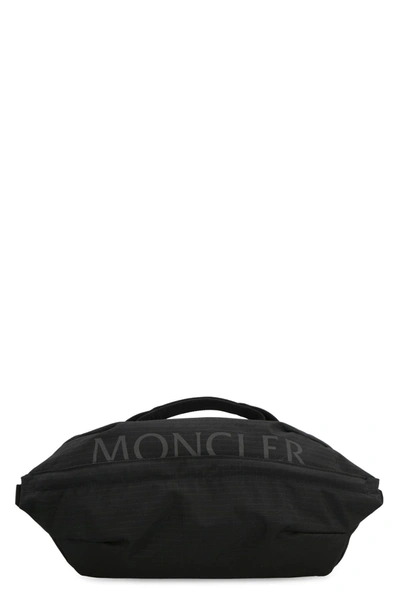 Moncler Alchemy Technical Fabric Belt Bag In Black
